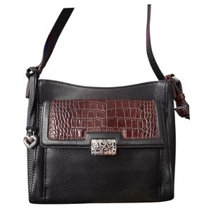 #50 Vintage Brighton Croc Ink Crossbody, From Heritage Collection